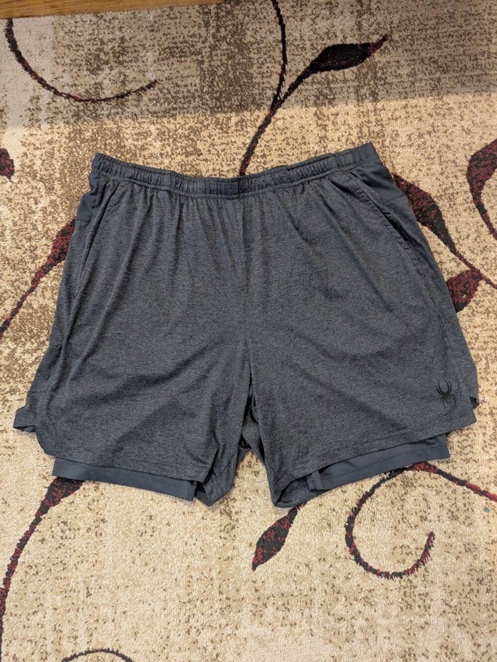 Spyder Active ProWeb Athletic Shorts w/ Compression Liner